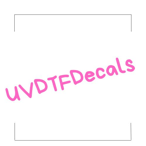 UVDTF Decals