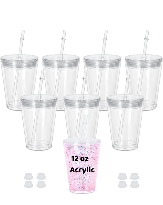 12 oz kids cup with straw
