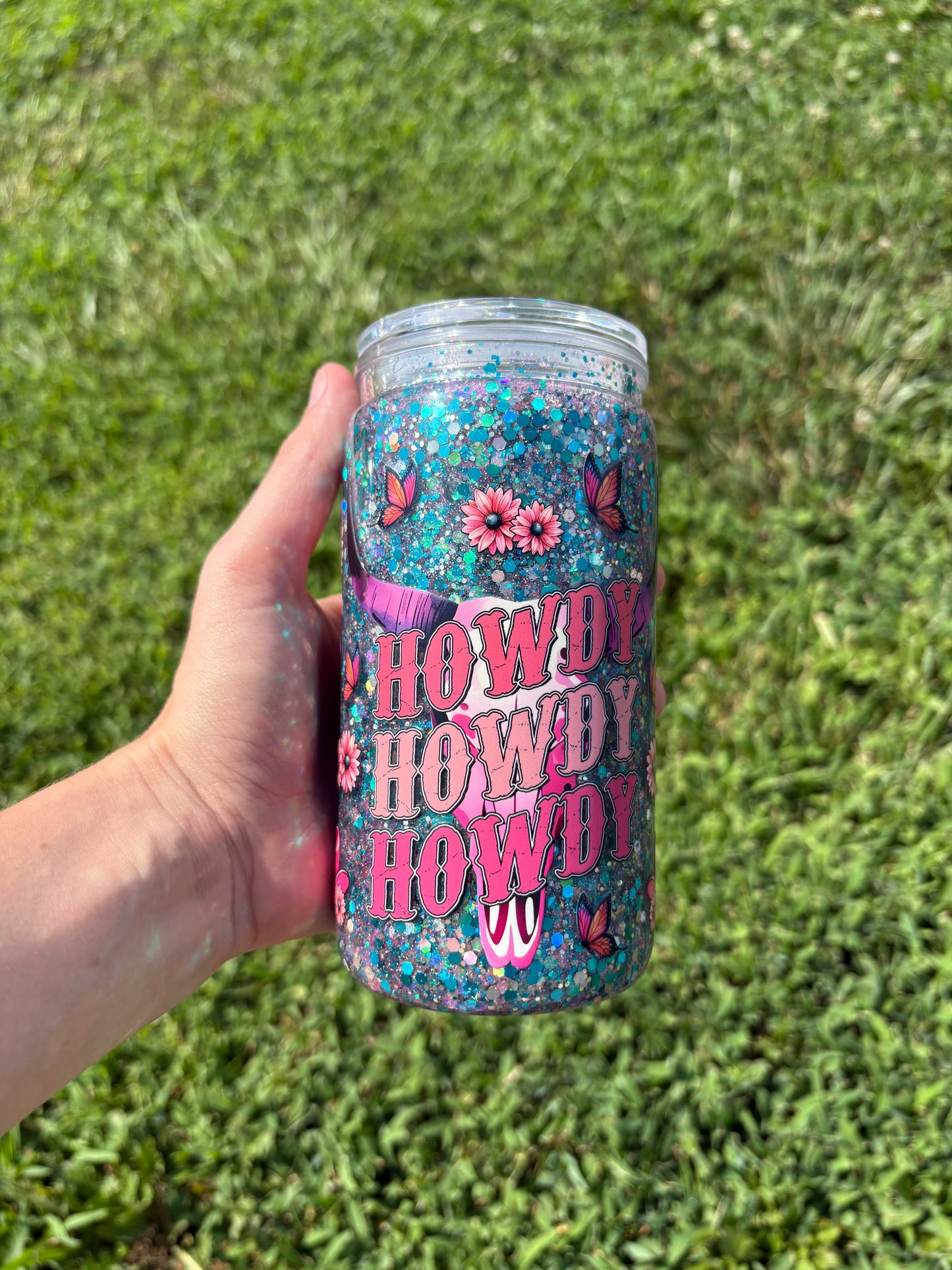 16oz howdy howdy howdy Snowglobe Cup